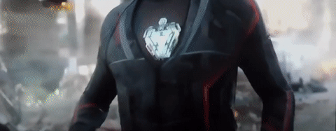 Iron Man activates his nanotech suit in Marvel's Avengers: Infinity War.