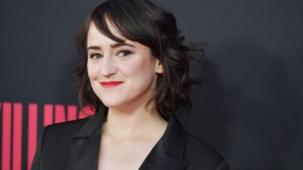 Mara Wilson posing for photo at Killing Eve season 2 premiere.