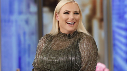 Meghan McCain laughs on The View.