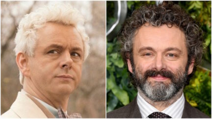 Michael Sheen as the angel Aziraphale is fandom's new boyfriend