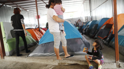 Migrant families seeking asylum in the U.S. kept in camps.