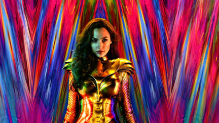 Diana readies herself for battle in the new poster for Wonder Woman 1984.