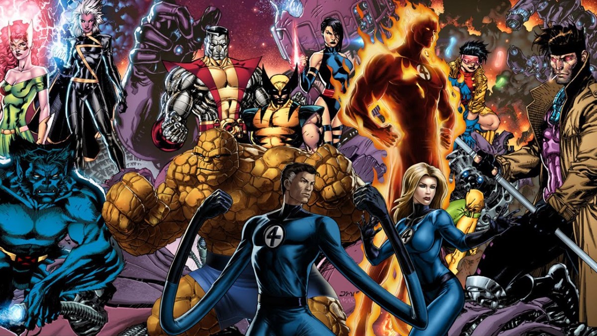 x-men and fantastic four crossover film that could have been.