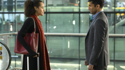 Maya (Nathalie Emmanuel) and Kash (Nikesh Patel)