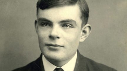 Alan Turing's passport photo