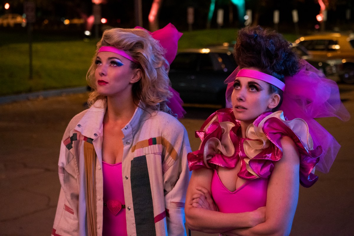 Betty Gilpin and Alison Brie in Glow