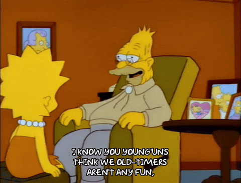 abe simpson we the olds now 