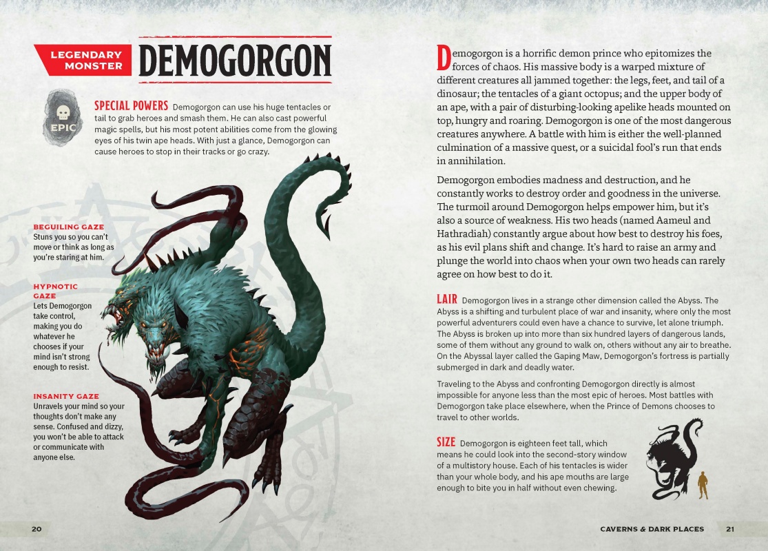 Demogorgon D&D Monsters & Creatures + Warriors & Weapons 