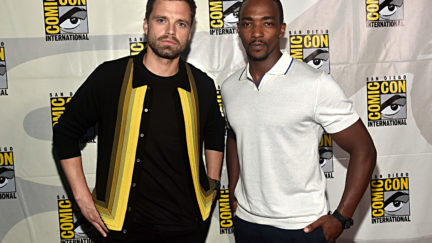 Anthony Mackie and Sebastian Stan at SDCC