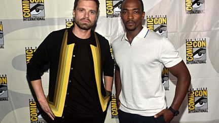 Anthony Mackie and Sebastian Stan at SDCC