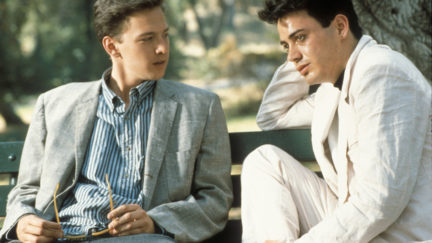 Robert Downey Jr. and Andrew McCarthy in Less Than Zero