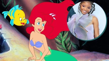 The Little Mermaid Ariel +Halle Bailey graphic