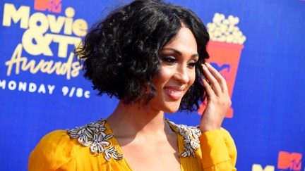 Mj Rodriguez attends the 2019 MTV Movie and TV Awards at Barker Hangar on June 15, 2019 in Santa Monica, California. (Photo by Frazer Harrison/Getty Images for MTV)