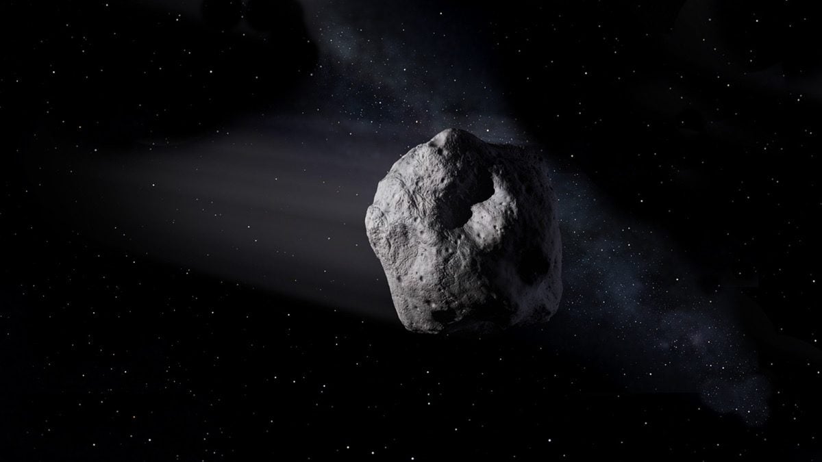 Artist rendering of near Earth asteroid