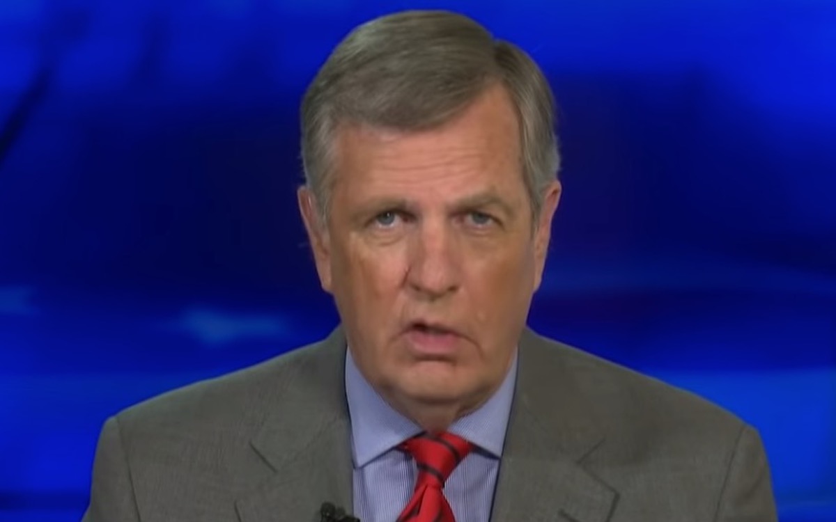 Brit Hume ranting about racism on Fox News.