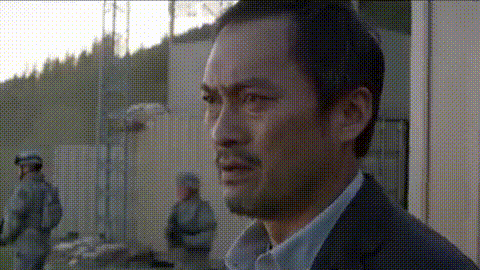 Dr. Ishiro Serizawa says "Let them fight" in 2014's Godzilla.