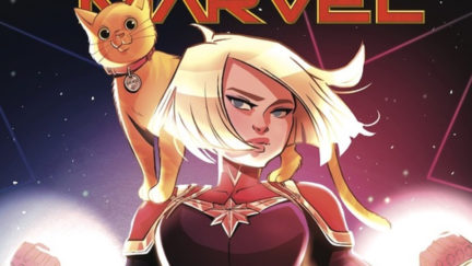 Carol Danvers and Chewie are ready for action in Marvel Action: Captain Marvel #1.