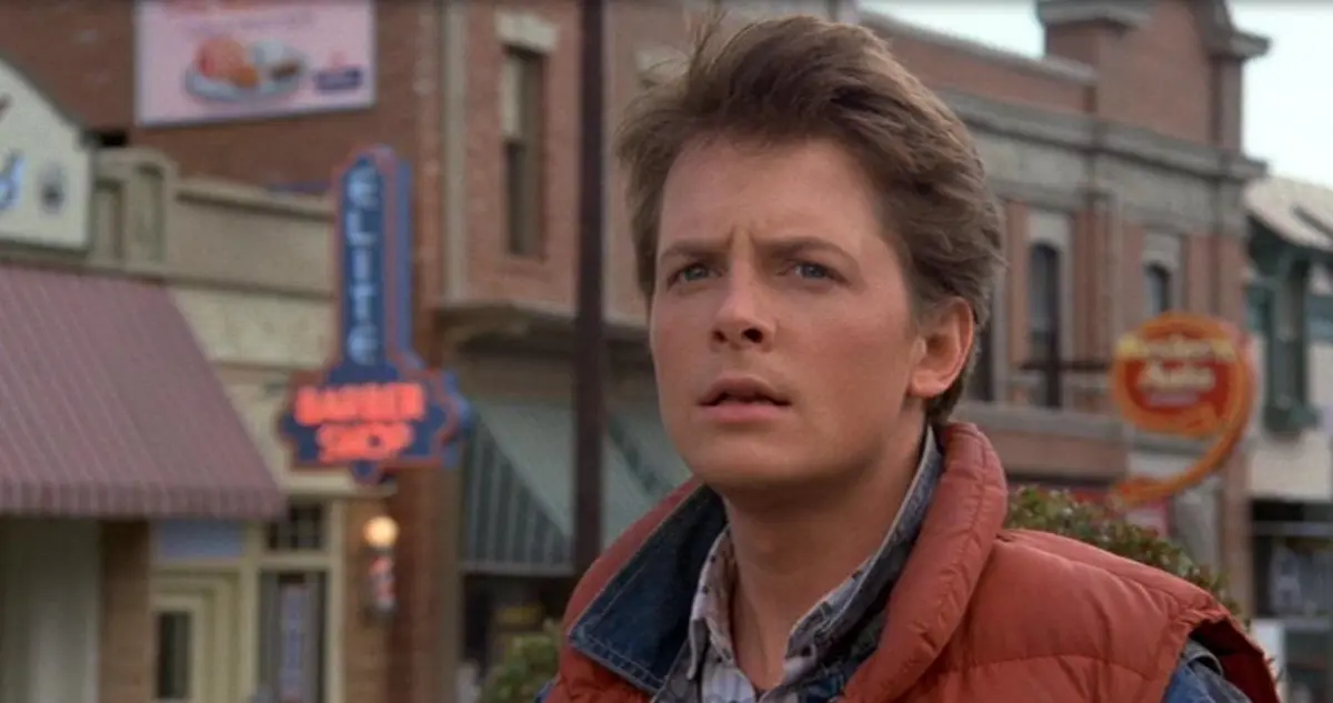 michael j. fox in back to the future