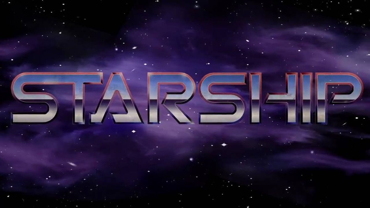 Starship the musical title card.