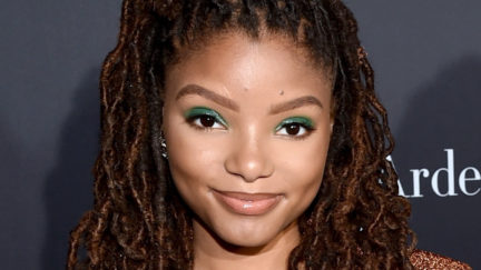 LOS ANGELES, CA - FEBRUARY 26: Actors Halle Bailey (L) and Chloe Bailey arrive at the world premiere of Disney’s 'A Wrinkle in Time' at the El Capitan Theatre in Hollywood CA, March 26, 2018. (Photo by Alberto E. Rodriguez/Getty Images for Disney) *** Local Caption *** Chloe Bailey; Halle Bailey