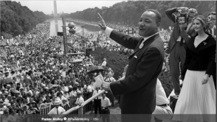 ivanka trump crashes MLK's speech