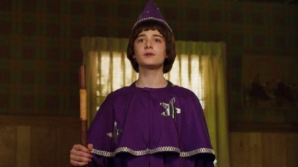 Will dressed as a D&D wizard in Netflix's Stranger Things.