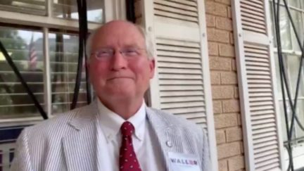 Bill Waller smiles as he talks about discriminating based on gender.