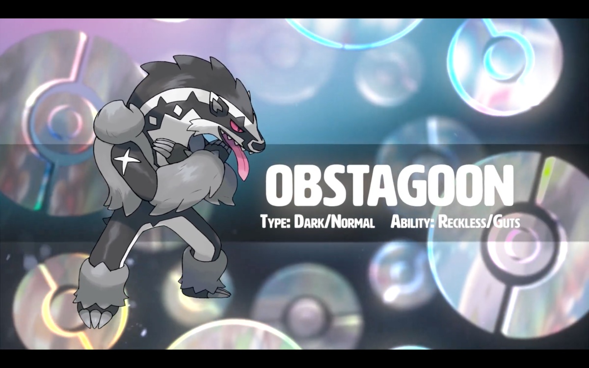 New Pokémon Obstagoon