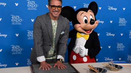 Robert Downey Jr. at the Legacy ceremony