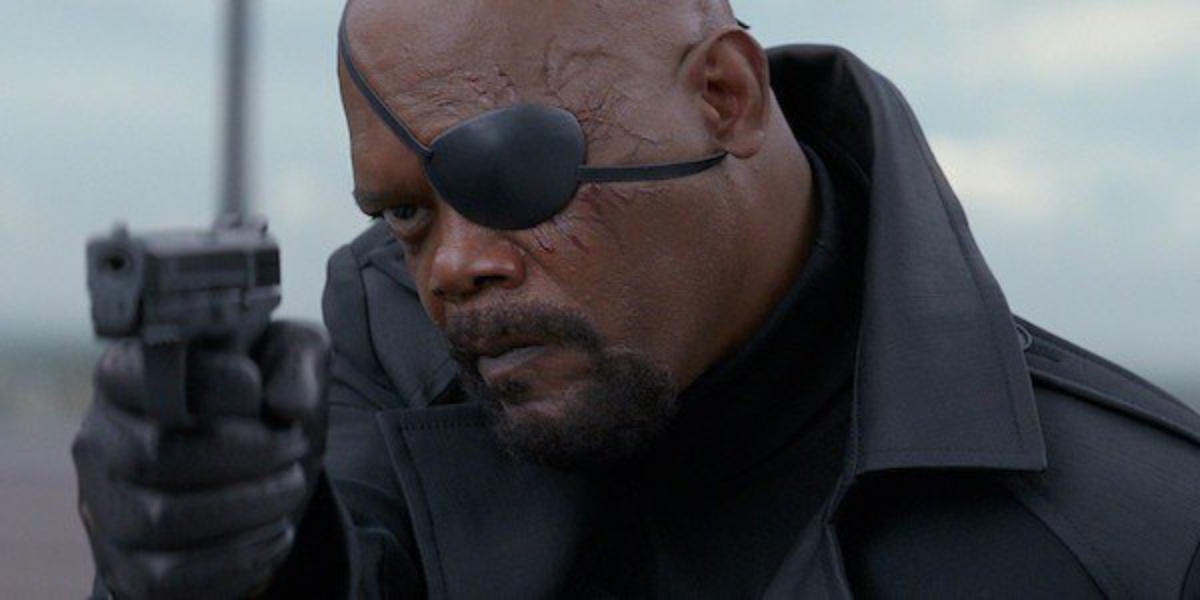 Samuel l Jackson as Nick Fury one of the GOATs