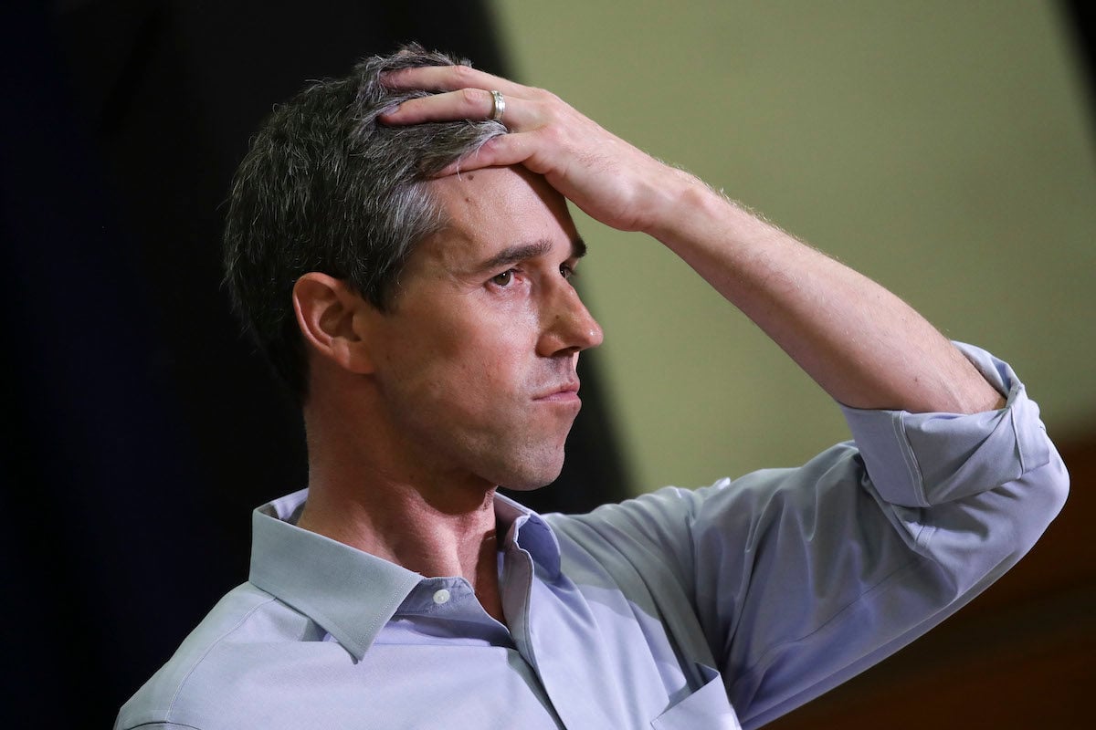 Beto holds his head, looking exhausted at all of this nonsense.