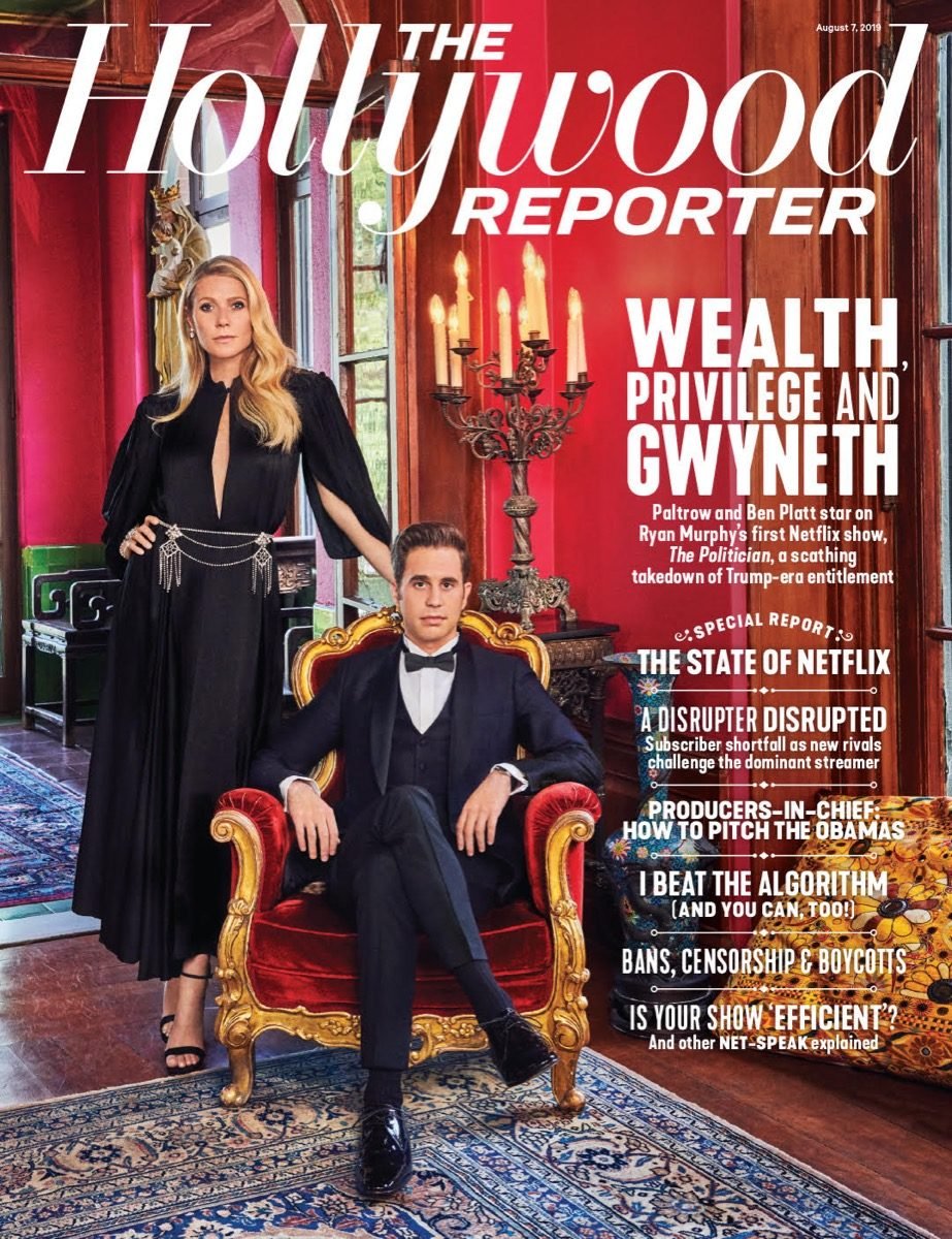 Gywneth Paltrow on the cover of The Hollywood Reporter.