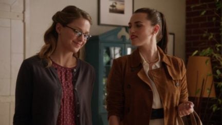 Kara Danvers and Lena Luthor, best friends who know nothing about each other