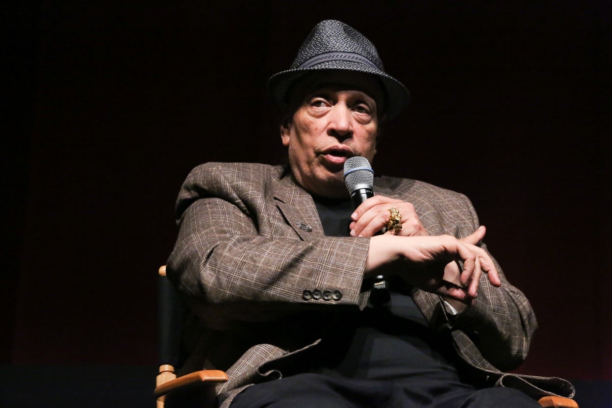 NEW YORK, NY - JUNE 12: Walter Mosley moderates a discussion at the "Spotlight On Screenwriting: Boyz n the Hood 25th Anniversary Screening With John Singleton And Walter Mosley" presented by The Academy Of Motion Picture Arts And Sciences at SVA on June 12, 2016 in New York City. (Photo by Rob Kim/Getty Images for Academy of Motion Picture Arts and Sciences)