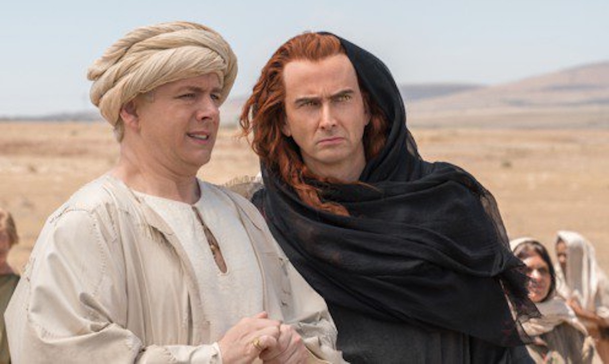 Good Omens starring Michael Sheen as Aziraphale and David Tennant as Crowley