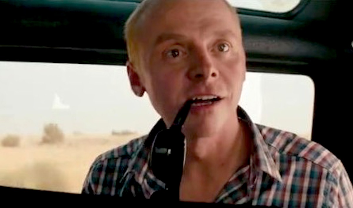 Simon Pegg as Benji in Mission: Impossible - Ghost Protocol.