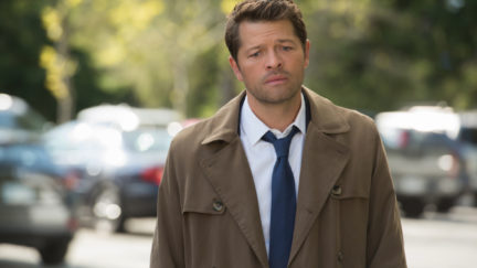 castiel looks very sad