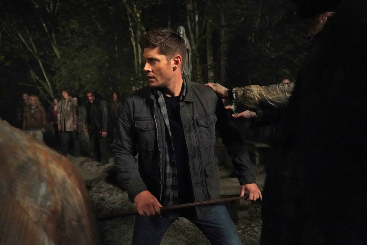 Dean winchester fights hell zombies