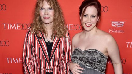 Dylan Farrow and Mia Farrow