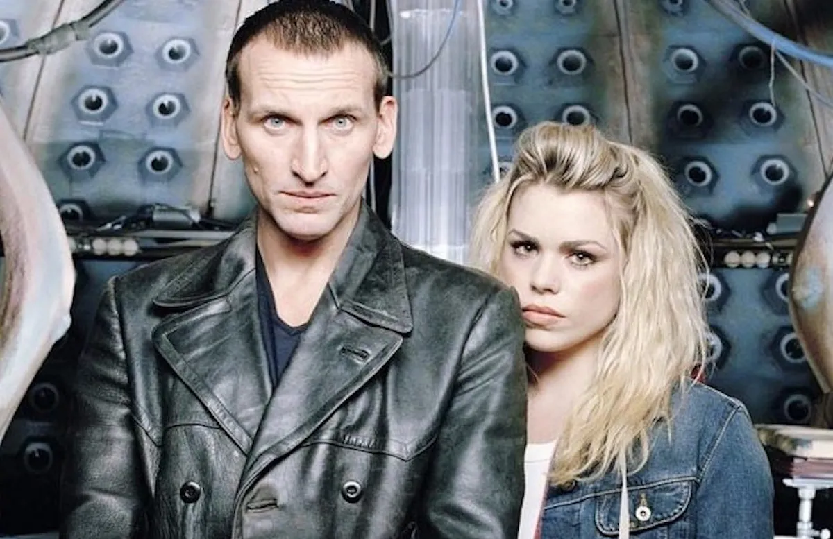 Christopher Eccleston and Billie Piper on Doctor Who