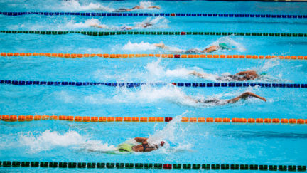A swim team in Alaska is drawing attention when a female swimmer was penalized for an 