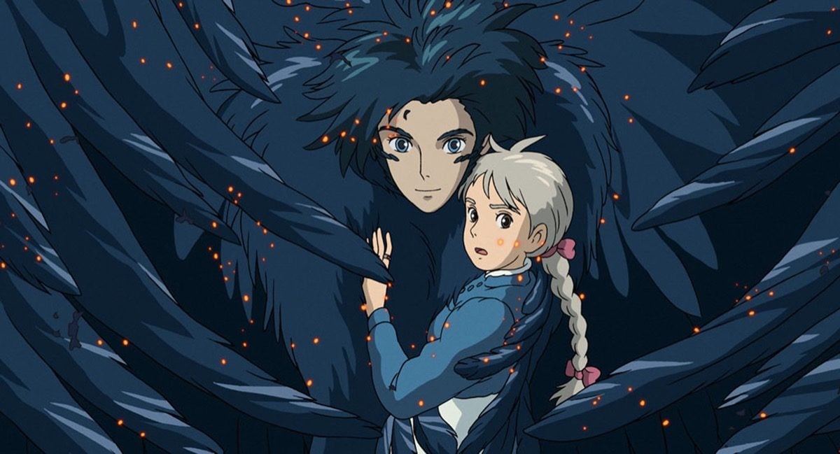Howl and Sophie in Howl's Moving Castle.