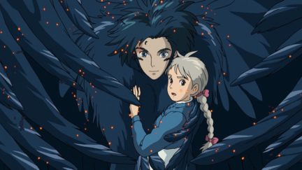 Howl and Sophie in Howl's Moving Castle.