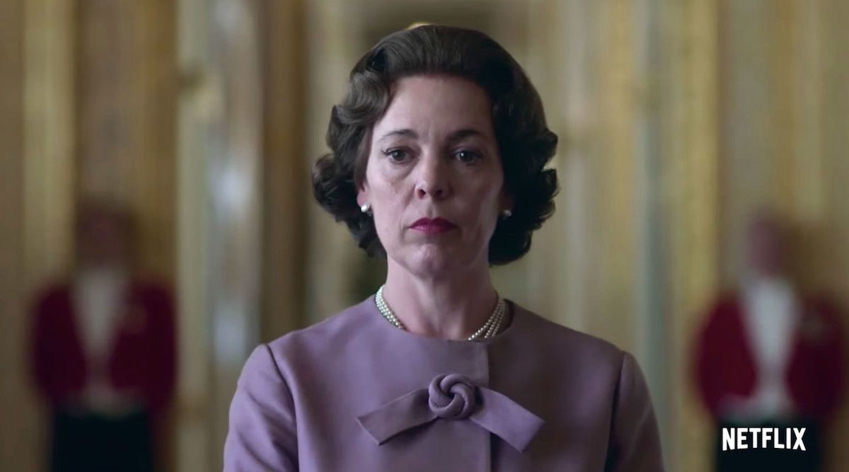 Olivia Colman as Queen Elizabeth II in The Crown
