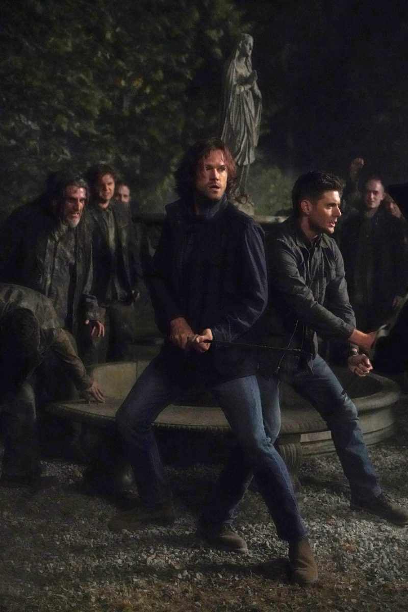 the winchesters face off against hell zombies together