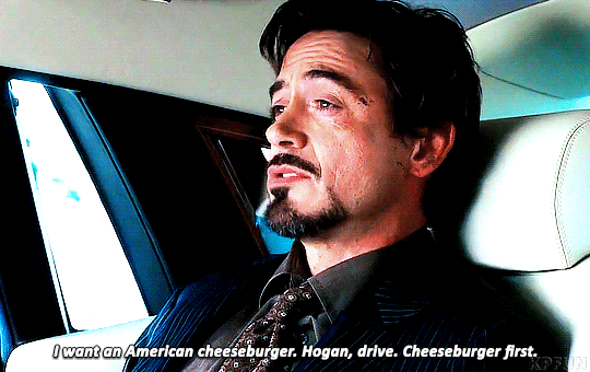 Tony Stark cheeseburger
