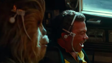 Lando and Chewie pilot the Millennium Falcon in Star Wars: The Rise of Skywalker trailer.