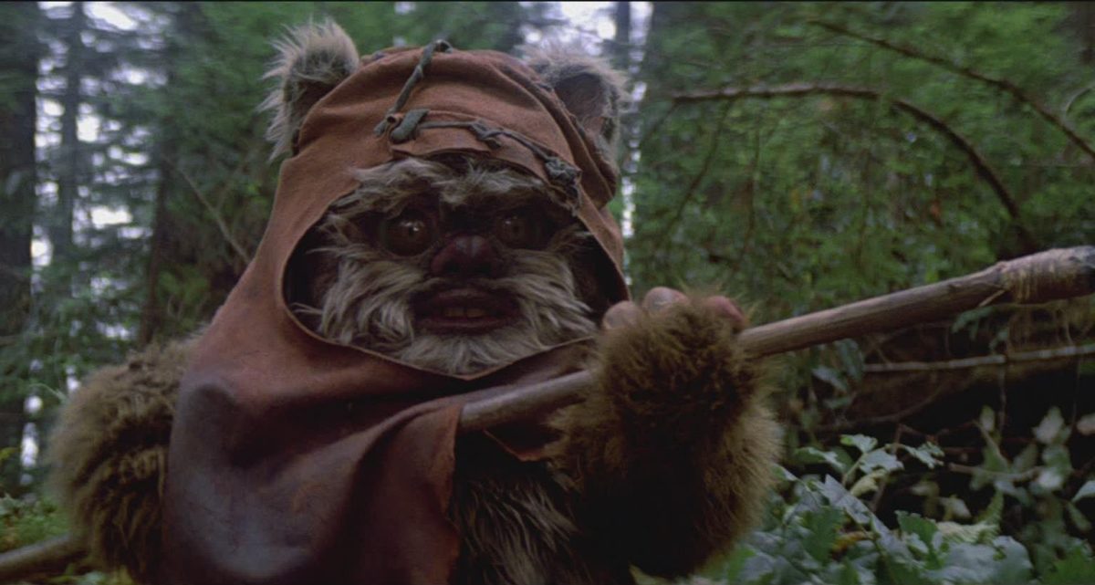 Wicket in Star Wars: Return of the Jedi