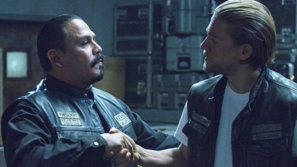 Charlie Hunnam and Emilio Rivera in Sons of Anarchy (2008)
