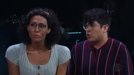 George Salazar and Mj Rodriguez in Little Shop of Horrors